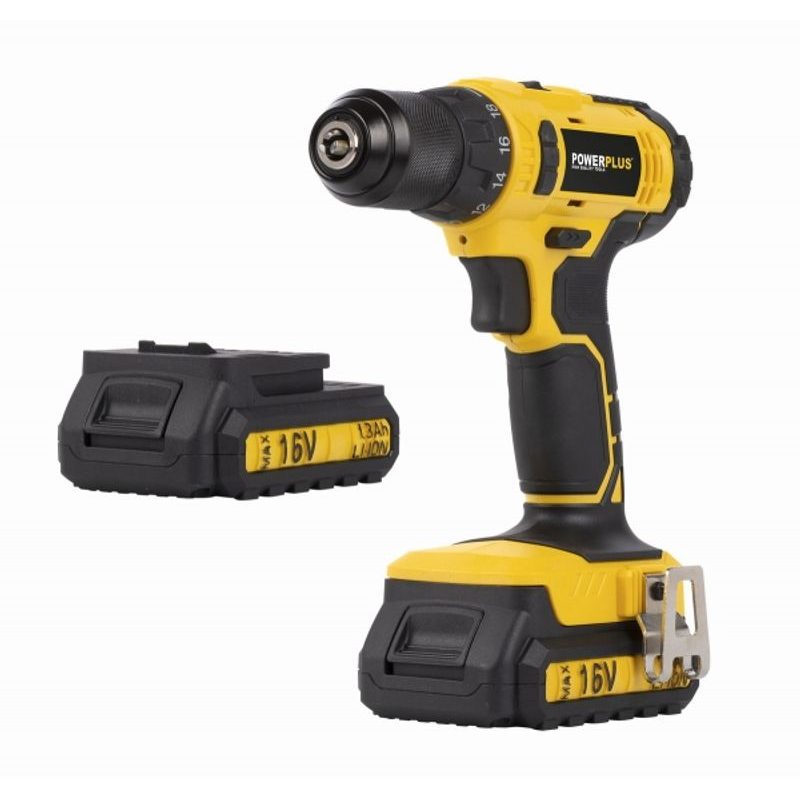 POWERPLUS POWX00425 AKU ŠROUBOVÁK / VRTAČKA 16V LI-ION 2BAT - AKU ŠROUBOVÁK 14,4 V - AKU NÁŘADÍ