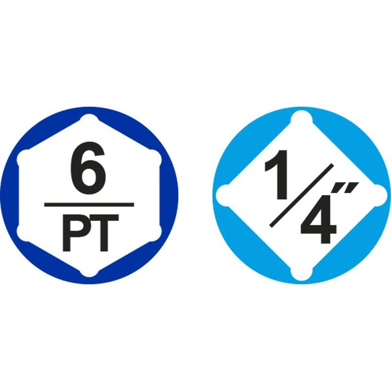 TOTAL HLAVICE NÁSTRČNÉ 1/4, INDUSTRIAL, THT1411023 - NÁSTRČNÉ HLAVICE, OŘECHY - RUČNÍ NÁŘADÍ