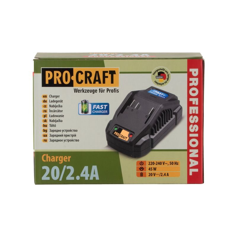 SADA AKU TLAKOVÁ MYČKA PROCRAFT CW20 + BATERIE 20/4 A NABÍJEČKA 20/1 | SCW20 PROCRAFT - AKU VYSOKOTLAKÝ ČISTIČ - VAPKA - AKU NÁŘADÍ