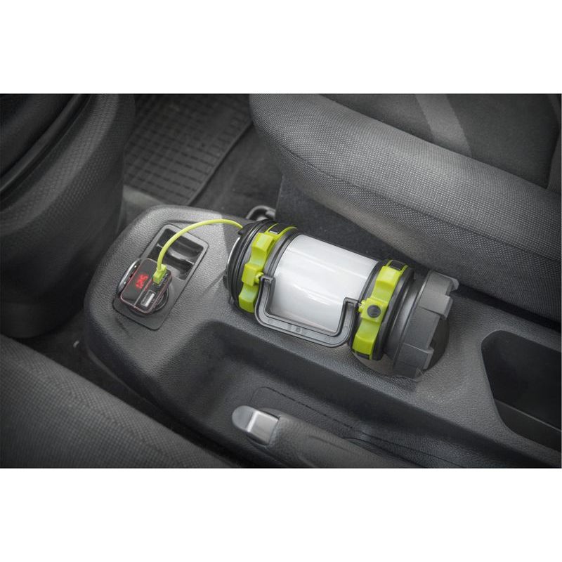 EXTOL LIGHT SVÍTILNA 350LM, CREE XPG2 LED, 360° OSVĚTLENÍ, USB NABÍJENÍ S POWERBANKOU, CREE XPG2 R5 LED + 40X LED, 43140 - PRACOVNÍ SVĚTLA - PŘENOSKY - SVÍTIDLA