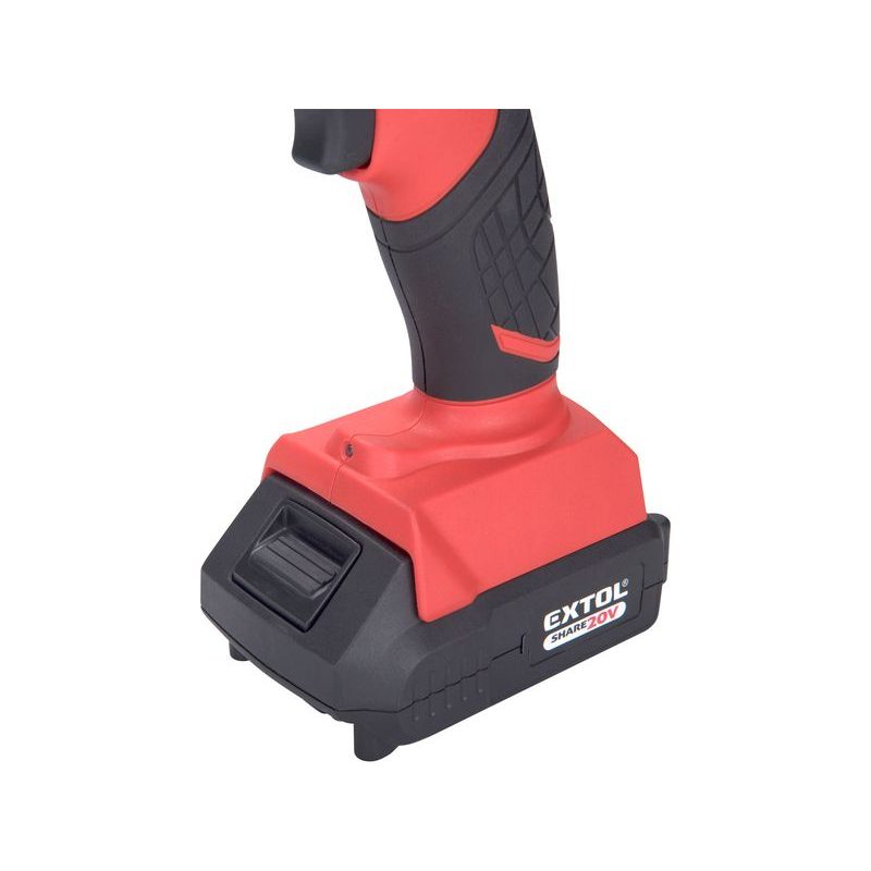 EXTOL PREMIUM PISTOLE VYTLAČOVACÍ, VANIČKOVÁ AKU SHARE20V, 20V LI-ION, 2AH, 8891864 - AKU SPECIALITY - AKU NÁŘADÍ