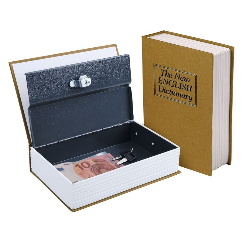 EXTOL CRAFT SCHRÁNKA BEZPEČNOSTNÍ - KNÍŽKA, 245X155X55MM, 99025 - TREZORY, ZAMYKACÍ SKŘÍŇKY - DÍLNA A GARÁŽ