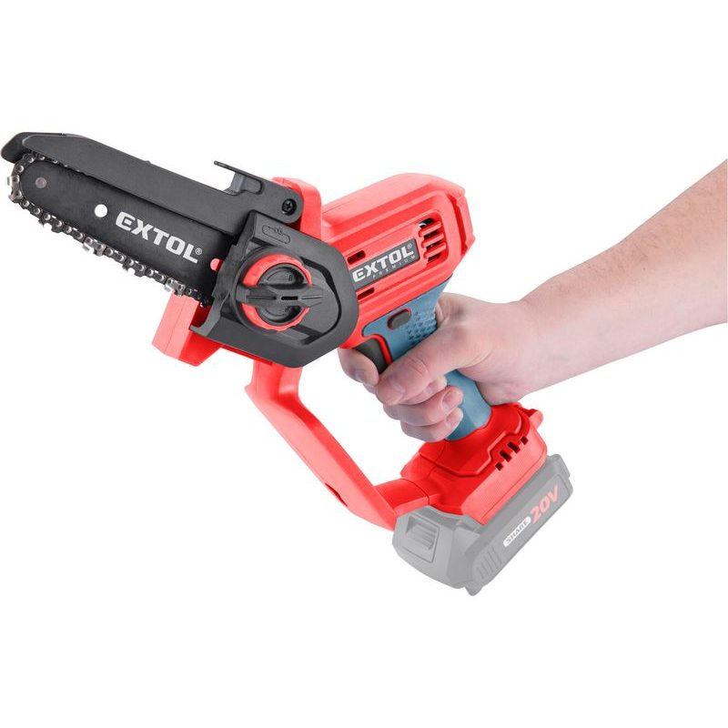 EXTOL PREMIUM PILA ŘETĚZOVÁ AKU JEDNORUČNÍ SHARE20V, 12CM, BEZ BATERIE A NABÍJEČKY, 8891923 - PROŘEZÁVACÍ PILY - ZAHRADA