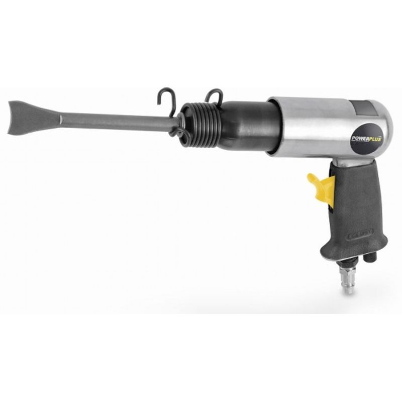 POWERPLUS POWAIR0019 PNEUMATICKÉ KLADIVO (SADA SE SEKÁČI) - PNEU SEKACÍ KLADIVA - PNEU NÁŘADÍ