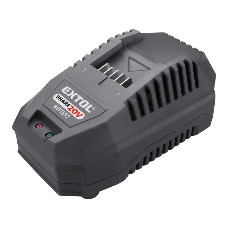 EXTOL INDUSTRIAL BRUSKA ÚHLOVÁ AKU SHARE20V, 125MM, BRUSHLESS, 20V LI-ION, 4AH, 8791842 - AKU UHLOVÉ BRUSKY - AKU NÁŘADÍ