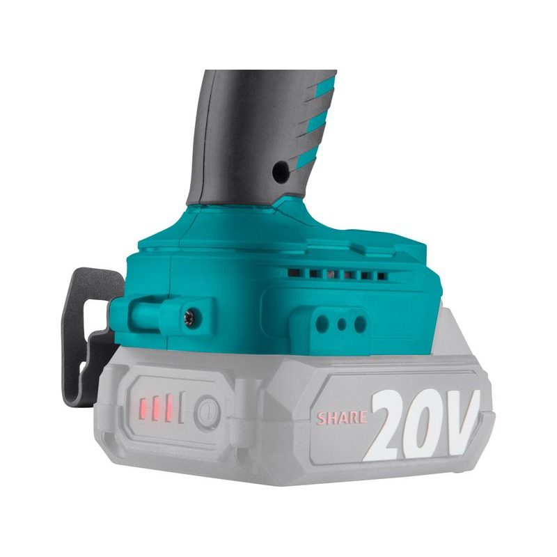 EXTOL INDUSTRIAL VRTACÍ ŠROUBOVÁK AKU S PŘÍKLEPEM SHARE20V, 70NM, BRUSHLESS, BEZ BATERIE A NABÍJEČKY, 8791805 - ŠROUBOVÁK BEZ AKU 18 V - AKU NÁŘADÍ