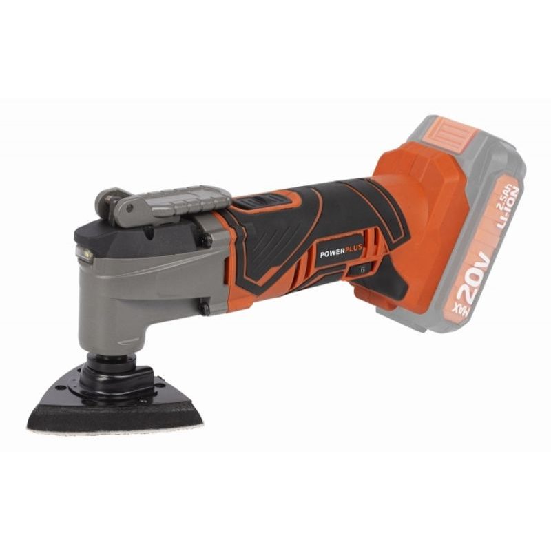 POWERPLUS POWDP4060 AKU MULTITOOL OSCILAČNÍ BRUSKA 20V (BEZ AKU) - AKU MULTIFUNKČNÍ, OSCILAČNÍ BRUSKY (MULTITOOL) - AKU NÁŘADÍ