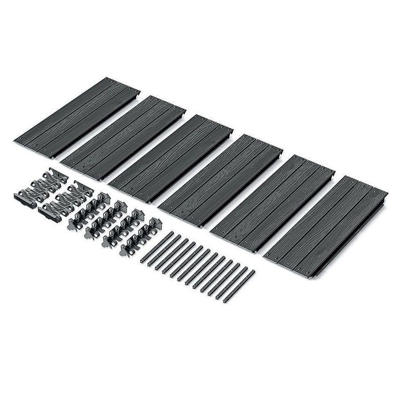 VYVÝŠENÝ ZÁHON BASE WOODY ANTRACIT 149,2CM - VYVÝŠENÉ ZÁHONY - ZAHRADA