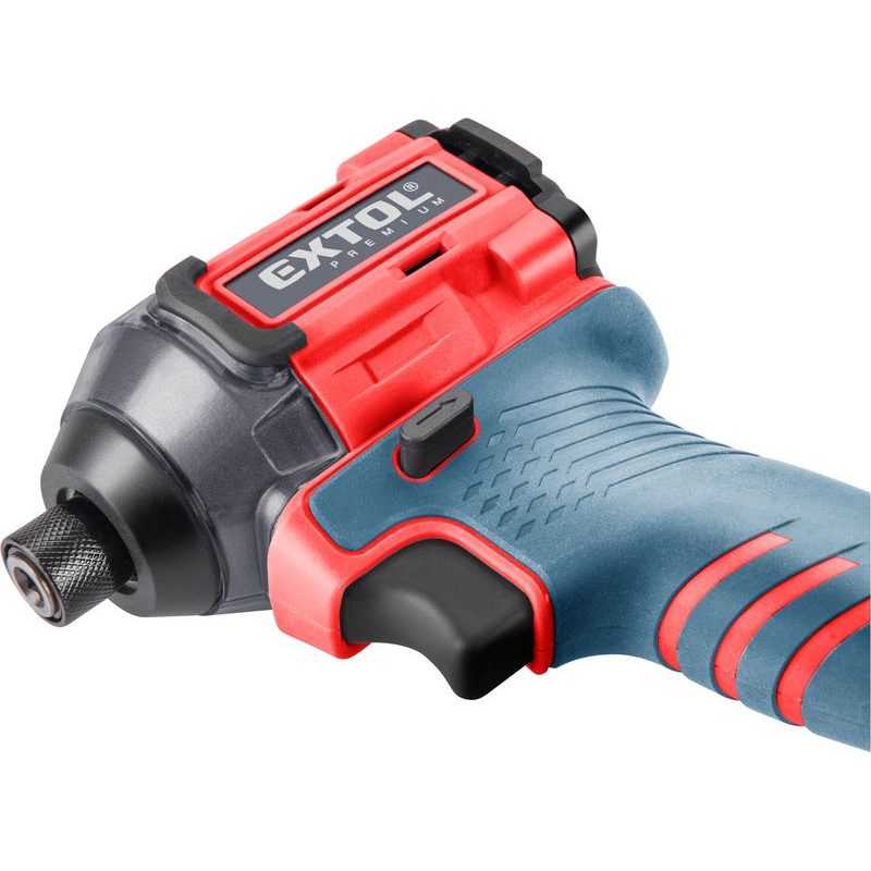 EXTOL PREMIUM UTAHOVÁK RÁZOVÝ 1/4" AKU SHARE20V, BRUSHLESS, 2AH, 8891814 - RÁZOVÝ UTAHOVÁK 18V - AKU NÁŘADÍ