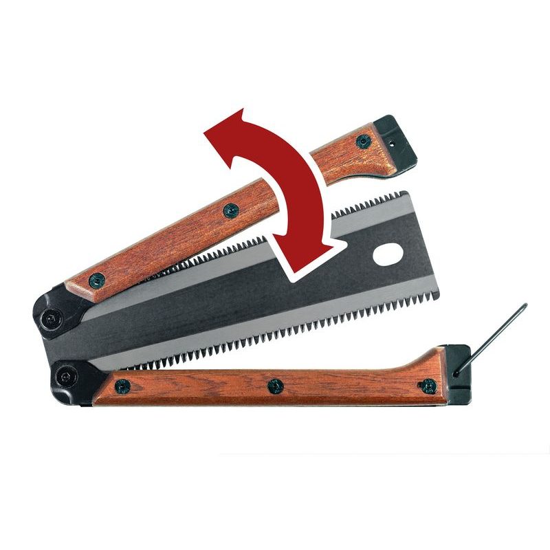 FORTUM PILA ZAVÍRACÍ/KAPESNÍ DVOUBŘITÁ, 300MM S DŘEVĚNOU RUKOJETÍ, 4772120 - RUČNÍ PILY - RUČNÍ NÁŘADÍ