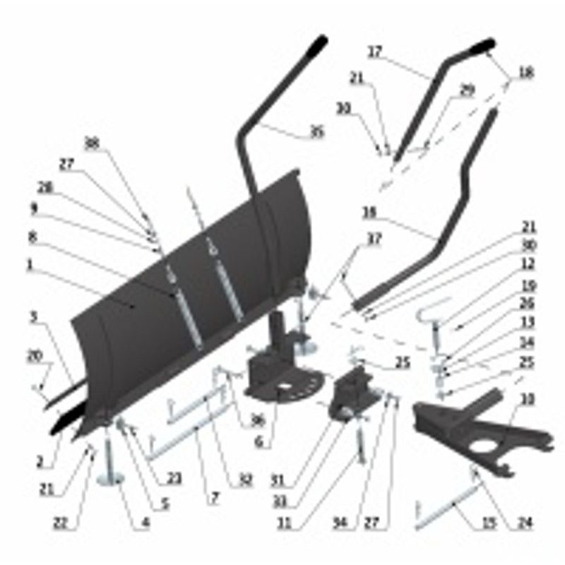 RADLICE PRO ZAHRADNÍ TRAKTOR – ODPRUŽENÁ 1,18 M – KOMFORT – ZVEDÁNÍ A NASTAVENÍ ÚHLU PŘÍMO Z MÍSTA ŘIDIČE VARES - SNĚHOVÉ RADLICE NA TRAKTOR - ZAHRADA