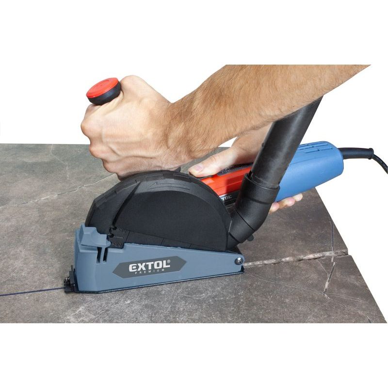 EXTOL PREMIUM KRYT/ADAPTÉR ODSÁVACÍ PRO ŘEZÁNÍ ÚHLOVOU BRUSKOU, O115/125MM, 8807026 - STOJANY PRO ÚHLOVÉ BRUSKY - PŘÍSLUŠENSTVÍ