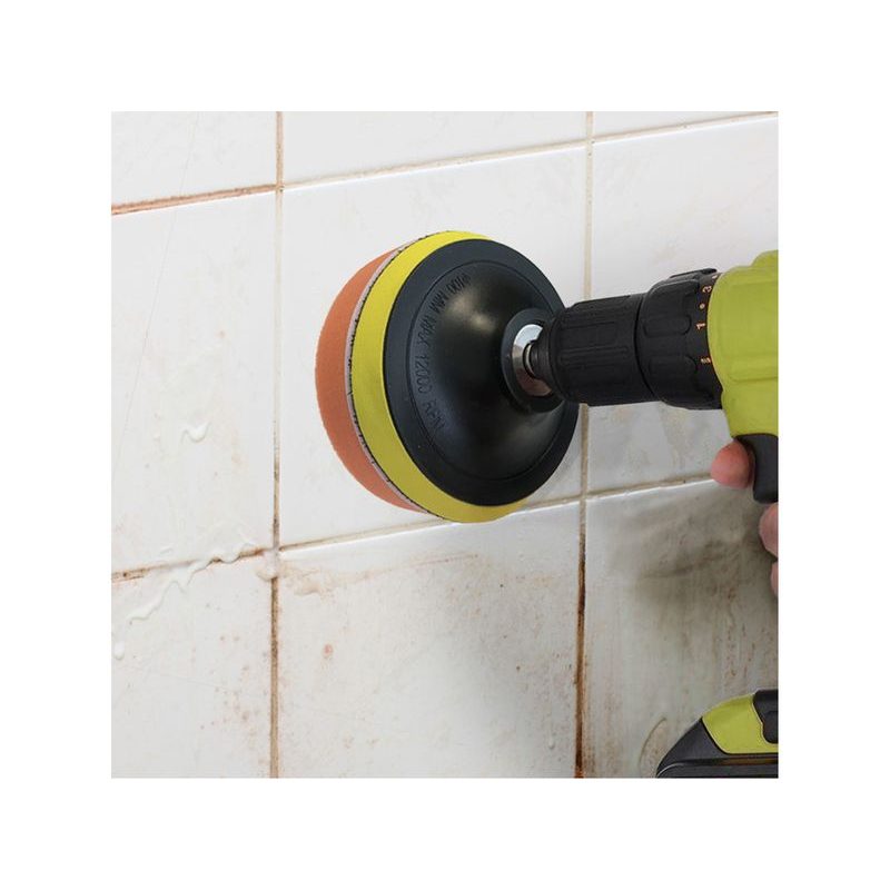 EXTOL CRAFT SADA ČISTÍCÍCH/LEŠTÍCÍCH VÝSEKŮ NA VRTAČKU 10KS, PRŮMĚR 100MM, 3X3DRUHY, 904002 - PRO LEŠTIČKY - PŘÍSLUŠENSTVÍ