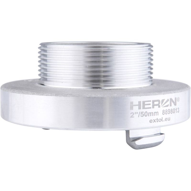 HERON-PRISLUSENSTVI SPOJKA C52 PEVNÁ S TĚSNĚNÍM, VNĚJŠÍ ZÁVIT G 2", HLINÍK, 8898013 - PRO ČERPADLA - ZAHRADA