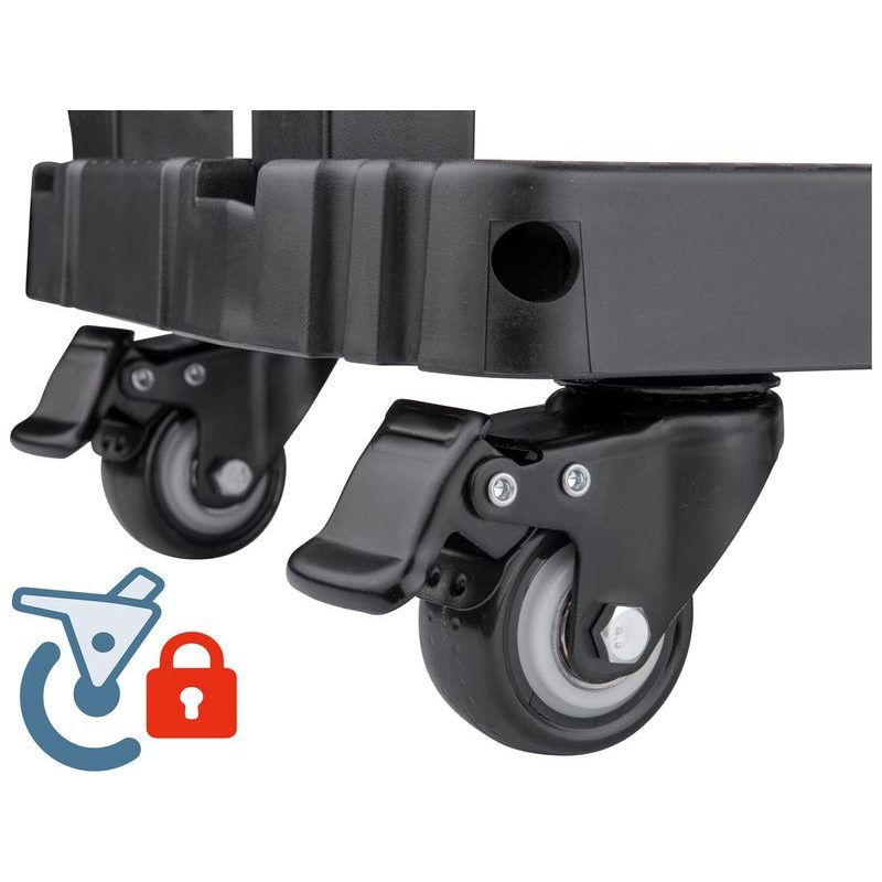 EXTOL PREMIUM VOZÍK SKLÁDACÍ, NOSNOST AŽ 200KG/6KOLEČEK, 8856009 - TRANSPORTNÍ PLOŠINY A PODVOZKY - DÍLNA A GARÁŽ