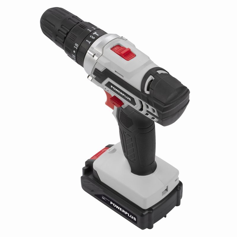 POWERPLUS POWC1080 AKU ŠROUBOVÁK / VRTAČKA S PŘÍKLEPEM 20V LI-ION - PŘÍKLEPOVÝ ŠROUBOVÁK 18V - 20V - AKU NÁŘADÍ