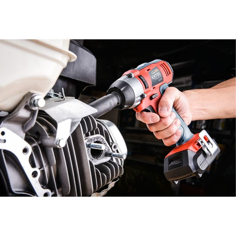 EXTOL PREMIUM UTAHOVÁK RÁZOVÝ 1/2" AKU SHARE20V, 180NM, 20V LI-ION, BEZ BATERIE A NABÍJEČKY, 8891811 - UTAHOVÁK BEZ AKU 18V - AKU NÁŘADÍ