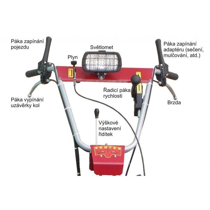 DAKR  POHON.JEDN. FD-3 500 CM3 + DZS 125 KOMPLET - DAKR PANTER - SEKAČKY-TRAKTORY