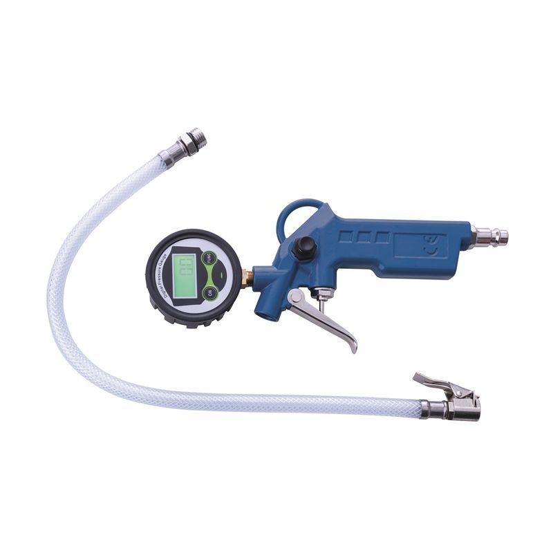 SCHEPPACH VZDUCHOVÁ PISTOLE S DIGITÁLNÍM MANOMETREM - PNEUHUSTIČE - PNEU NÁŘADÍ