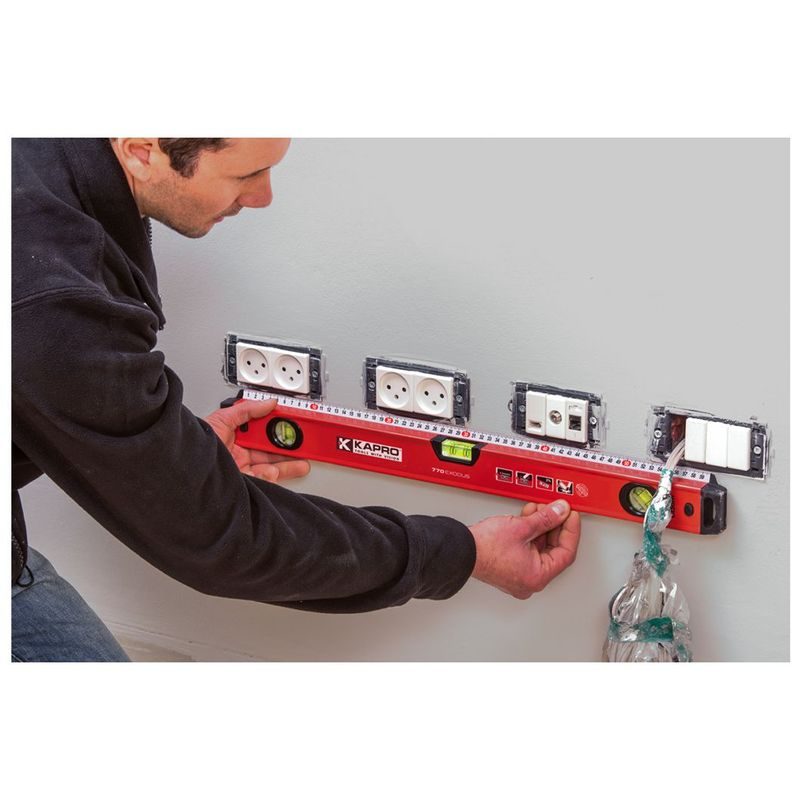 VODOVÁHA KAPRO 770 EXODUS, S PRAVÍTKEM, 1000MM - VODOVÁHY - MĚŘÍCÍ TECHNIKA