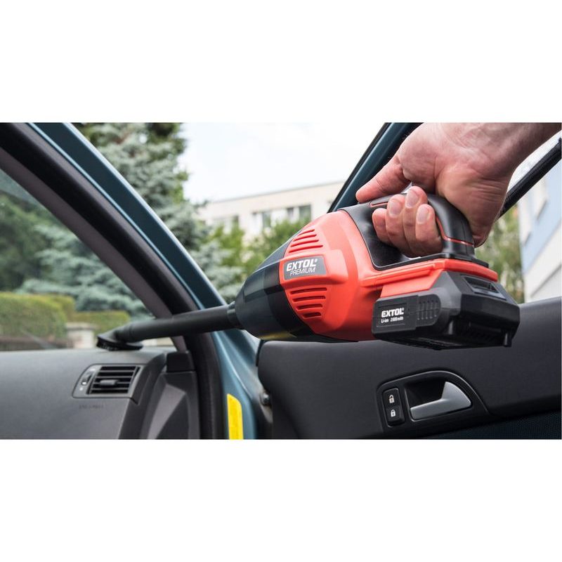 EXTOL PREMIUM VYSAVAČ AKU SHARE20V, 20V LI-ION, 2AH, 8891872 - AKU VYSAVAČE, FUKARY - AKU NÁŘADÍ