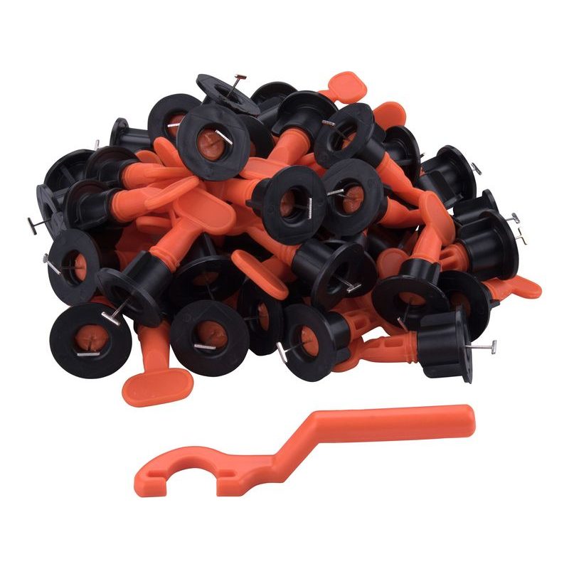 EXTOL PREMIUM DISTANČNÍ/NIVELAČNÍ KLIPY OPAKOVANĚ POUŽITELNÉ, SADA 50KS, PRO VYROVNÁNÍ OBKLADŮ/DLAŽBY AŽ DO JEJICH MAX. TLOUŠŤKY 16MM, 8845010 - OBKLÁDÁNÍ - DŮM A DOMÁCNOST, ELEKTRO..