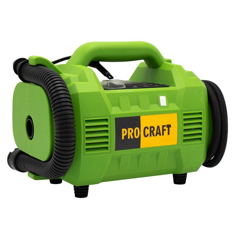 AKU KOMPRESOR S VYFUKOVACÍ PISTOLÍ LK30 PROCRAFT (BEZ BATERIE A NABÍJEČKY) | LK30 BB PROCRAFT - AKU KOMPRESORY - AKU NÁŘADÍ