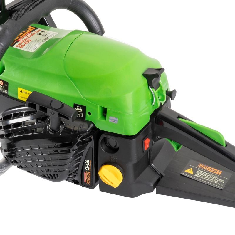 BENZÍNOVÁ ŘETĚZOVÁ PILA PROCRAFT GS-450 | GS-450 PROCRAFT - MOTOROVÉ (BENZÍNOVÉ) ŘETĚZOVÉ PILY - ZAHRADA