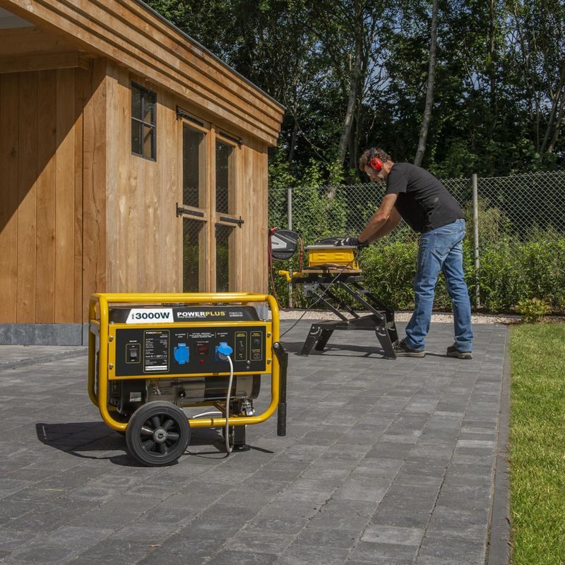 POWERPLUS POWX5130 ELEKTROCENTRÁLA 3.000 W - JEDNOFÁZOVÉ CENTRÁLY - ELEKTROCENTRÁLY