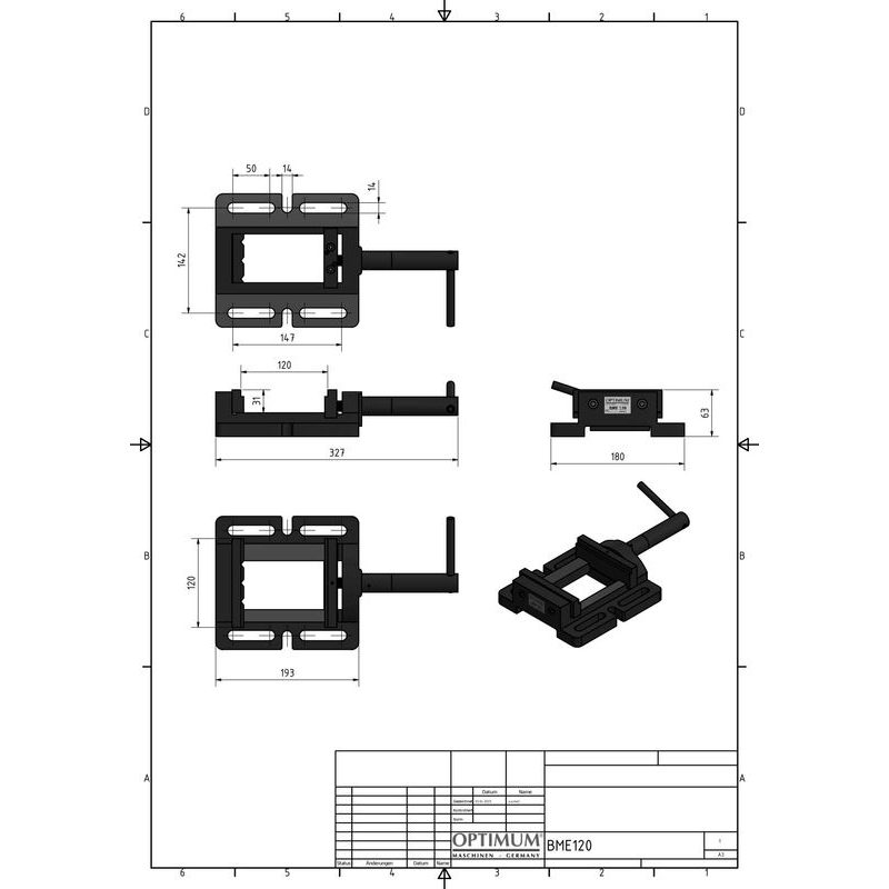 STROJNÍ SVĚRÁK BME 120 - STROJNÍ SVĚRÁKY BMS - KOVOOBRÁBĚCÍ STROJE