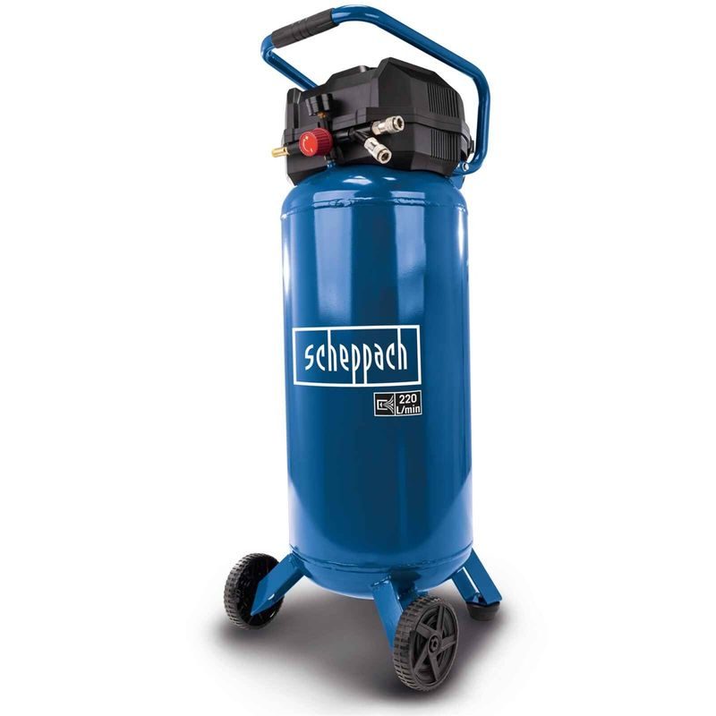 SCHEPPACH HC 51 V BEZOLEJOVÝ VERTIKÁLNÍ KOMPRESOR 50 L - BEZOLEJOVÉ KOMPRESORY - PNEU NÁŘADÍ
