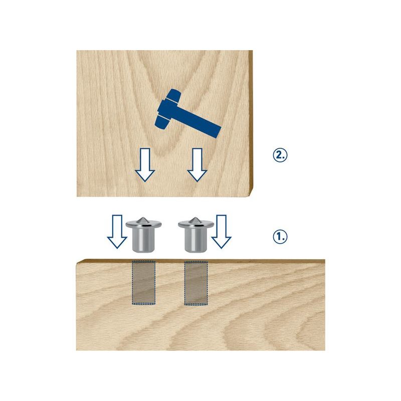 EXTOL CRAFT KOLÍKOVACÍ PŘÍPRAVEK SADA 44KS, S VRTÁKY A KOLÍKY O 6-8-10MM, 901803 - DÍLNA A GARÁŽ