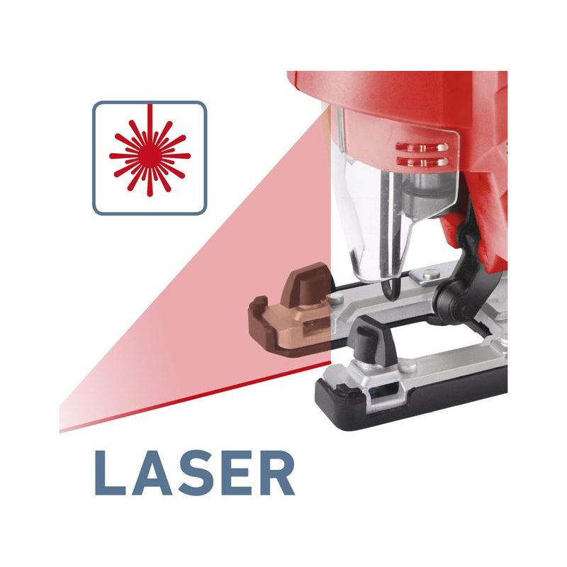 EXTOL PREMIUM PILA PŘÍMOČARÁ S LASEREM A SVĚTLEM, 800W, 8893103 - PŘÍMOČARÉ PILY - ELEKTRICKÉ NÁŘADÍ