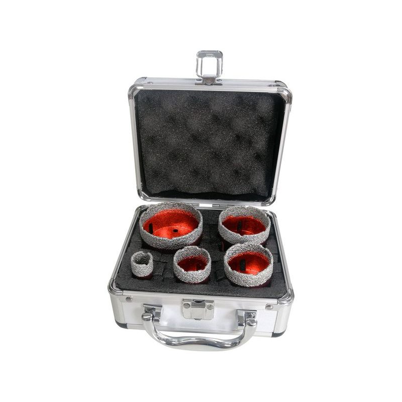 EXTOL PREMIUM SADA 5KS VYKRUŽOVACÍCH DIAMANTOVÝCH KORUNEK, O 20-35-45-55-68MM, ZÁVIT M14, 8802995 - DIAMANTOVÉ KORUNKY - PŘÍSLUŠENSTVÍ