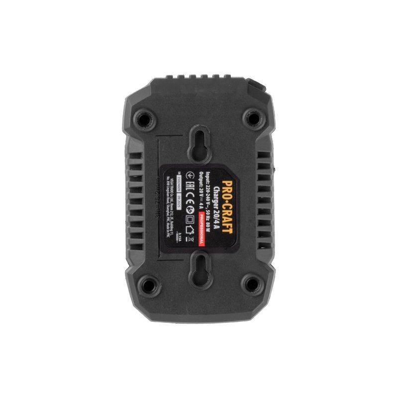 NABÍJEČKA PRO 20V LI-ION BATERIE PROCRAFT 20/4А FAST CHARGE | 20/4A PROCRAFT - PŘÍSLUŠENSTVÍ PROCRAFT - NÁHRADNÍ DÍLY