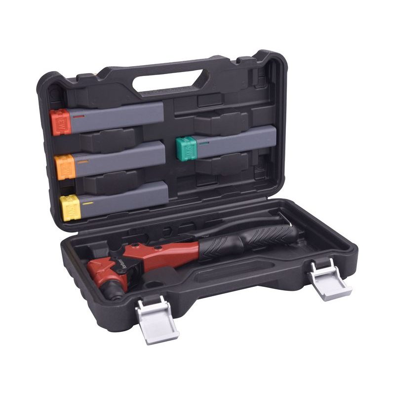 FORTUM KLEŠTĚ NÝTOVACÍ S OTOČNOU HLAVOU COMBO, PRO NÝT. MATICE M3-M6 A TRHACÍ NÝTY 2,4-4,8MM, 4770628 - NÝTOVACÍ KLEŠTĚ - RUČNÍ NÁŘADÍ