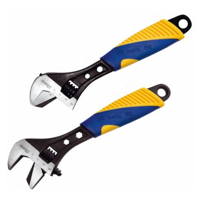 KLÍČ NASTAVITELNÝ S OTOČNOU CELISTI 250 MM, 0-36/38 MM, CRV, HRC 44, FOSFÁTOVANÝ | 02-04-2250 KUBIS - KLÍČE NASTAVITELNÉ - RUČNÍ NÁŘADÍ