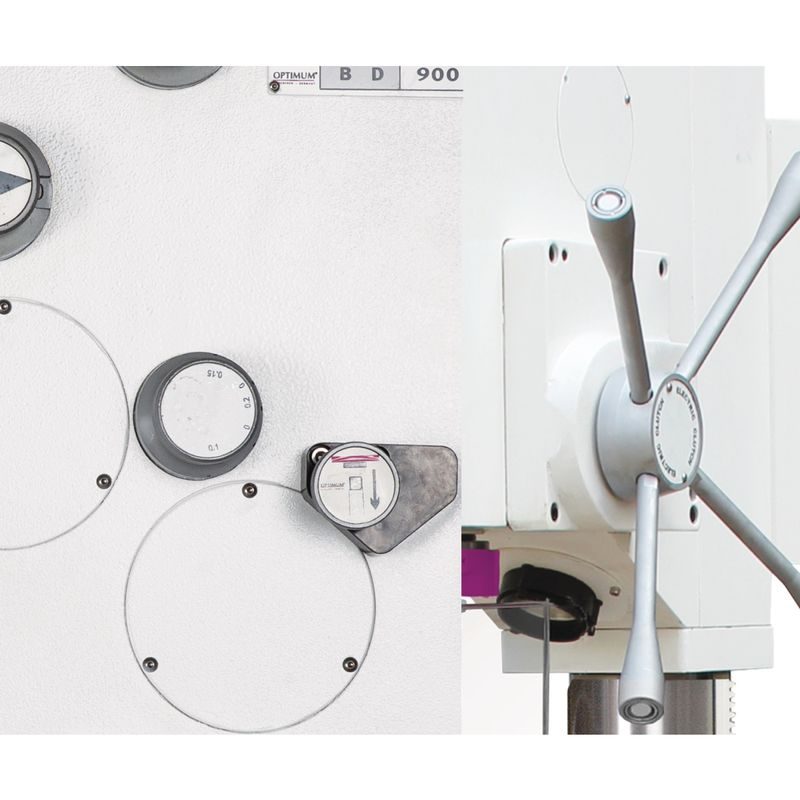 SLOUPOVÁ PŘEVODOVÁ VRTAČKA OPTIDRILL DH 32 GSV - STROJNÍ VRTAČKY - KOVOOBRÁBĚCÍ STROJE