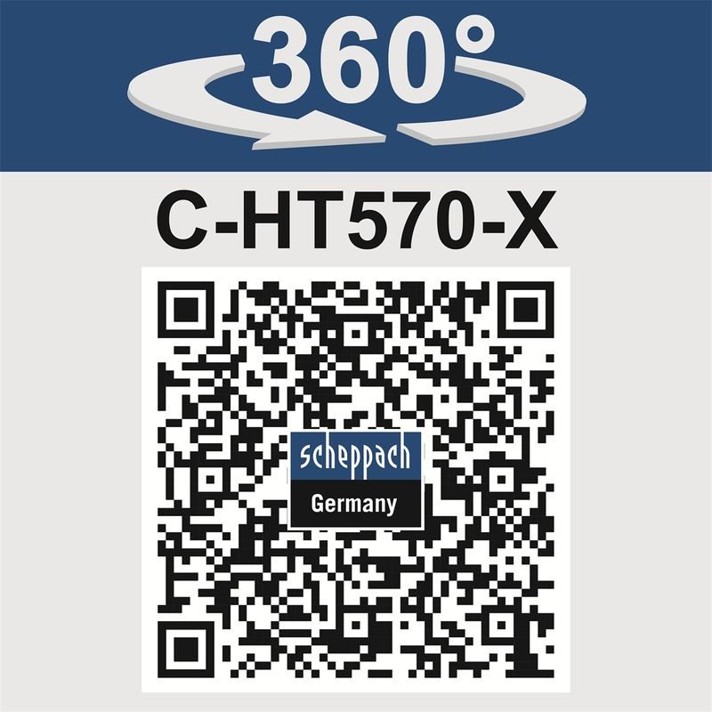 SCHEPPACH C-HT570-X - SET S AKU 20 V IXES PLOTOSTŘIH + 2AH BATERIE + NABÍJEČKA 2,4 A - AKUMULÁTOROVÝ PLOTOSTŘIH - ZAHRADA