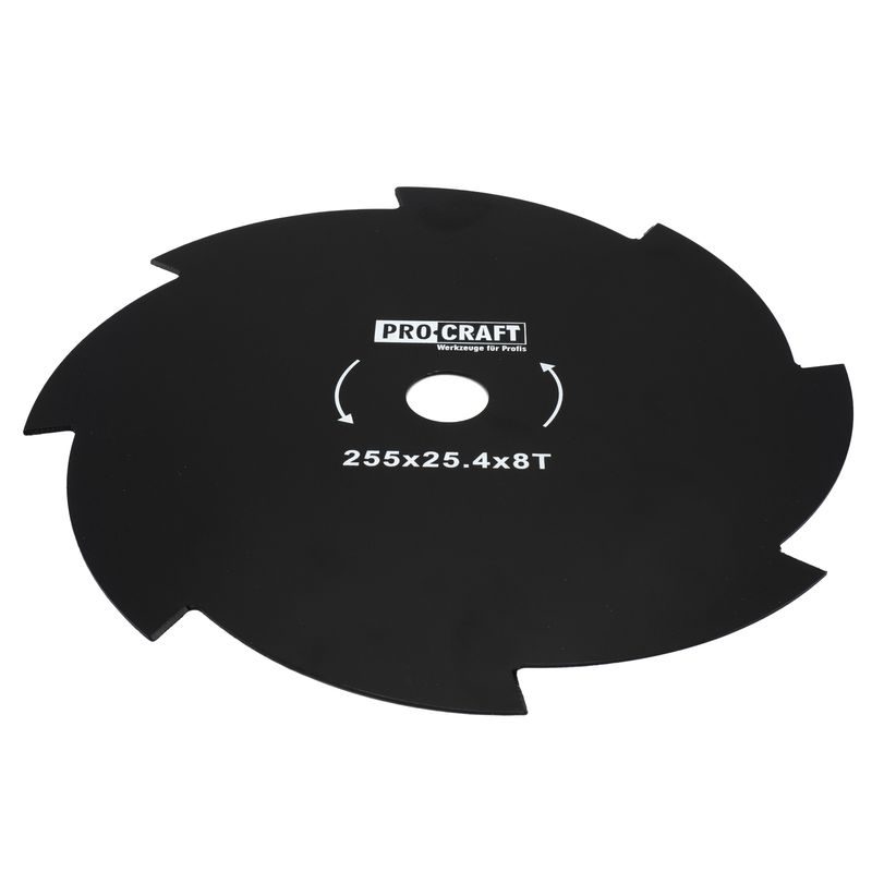 NŮŽ KŘOVINOŘEZU (KOTOUČ) (D255*25.4) 8T PROCRAFT | H-8T PROCRAFT - ŽACÍ LISTY - NOŽE - ZAHRADA