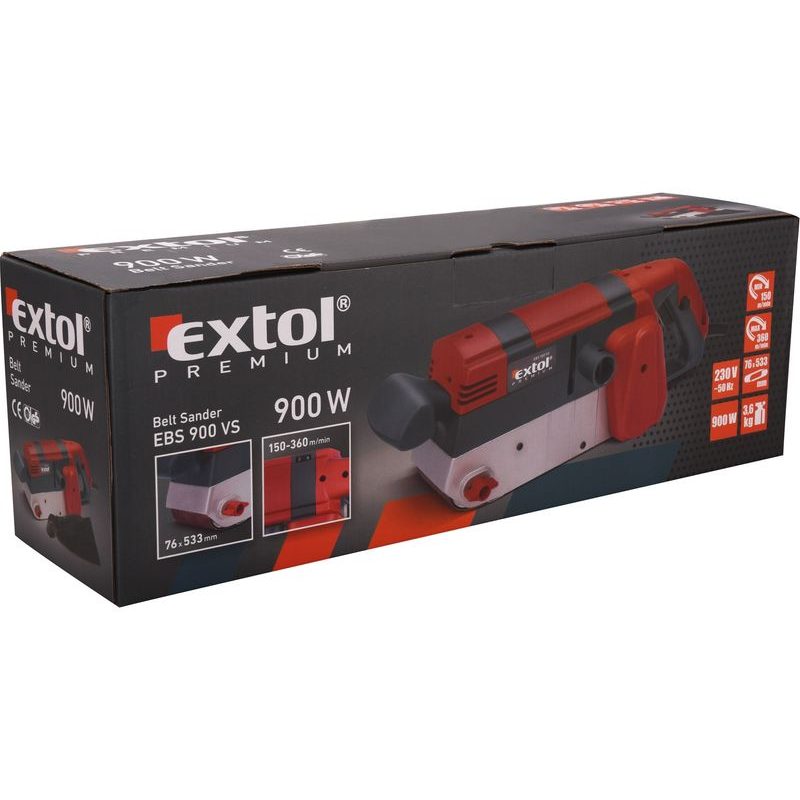 EXTOL PREMIUM EBS 900 VS BRUSKA PÁSOVÁ, 900W, 8894305 - PÁSOVÉ BRUSKY - ELEKTRICKÉ NÁŘADÍ