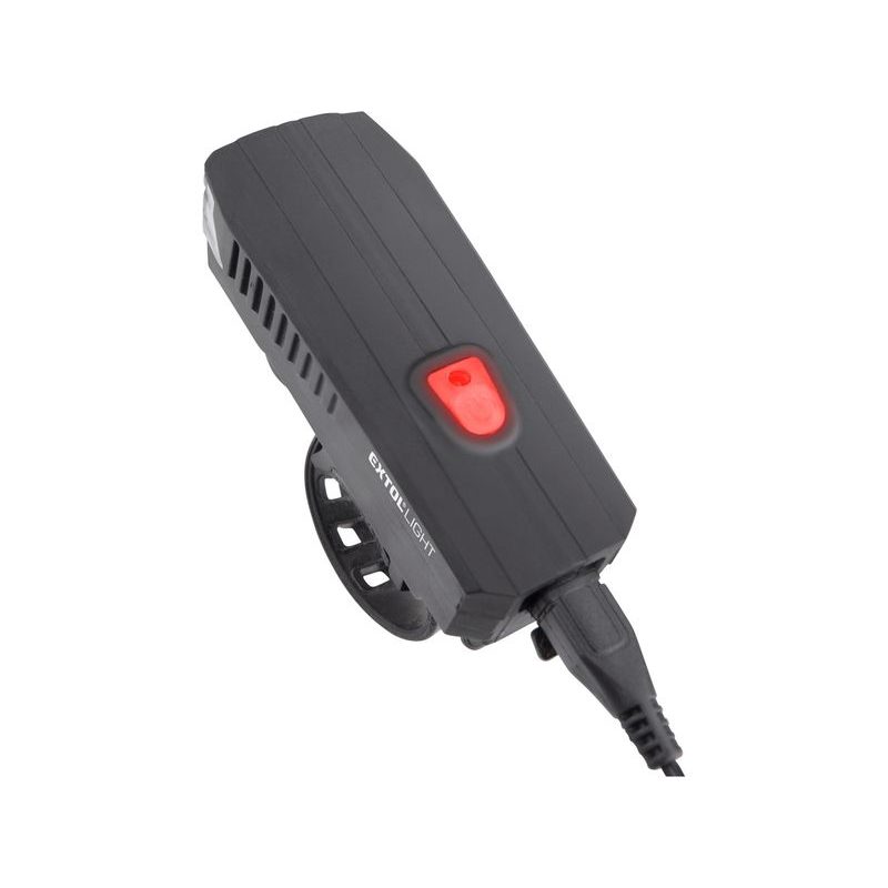 EXTOL LIGHT SVĚTLO BÍLÉ NA KOLO 350LM, USB NABÍJENÍ, KLAKSON, 5W LED, 43137 - ELEKTROKOLA - DŮM A DOMÁCNOST, ELEKTRO..