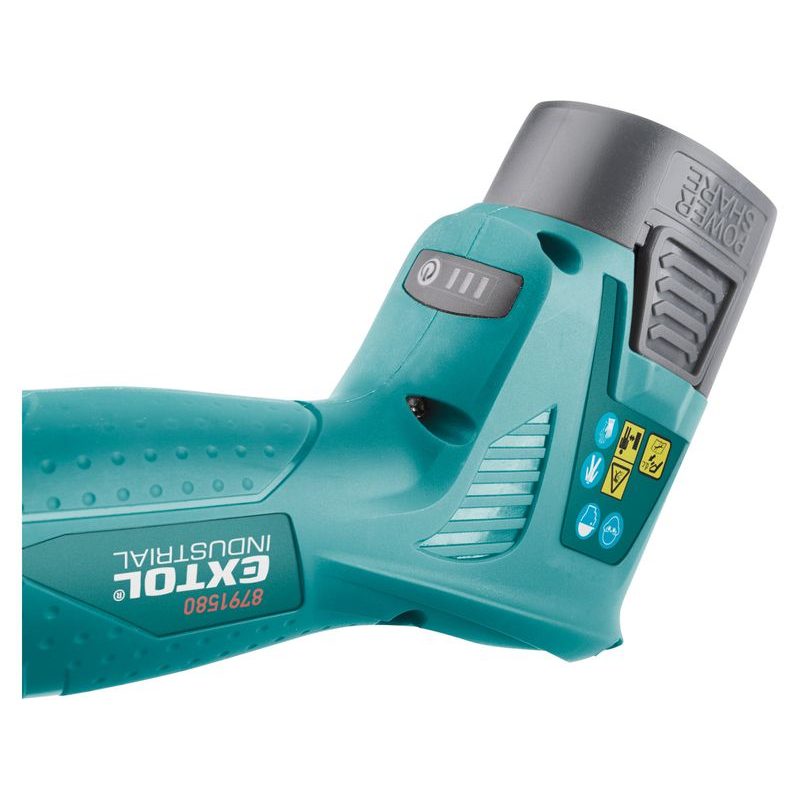 EXTOL INDUSTRIAL RLP16 NŮŽKY ZAHRADNICKÉ AKU, 16V LI-ION, 2×2AH, 8791580 - AKU NŮŽKY NA VĚTVE - ZAHRADA