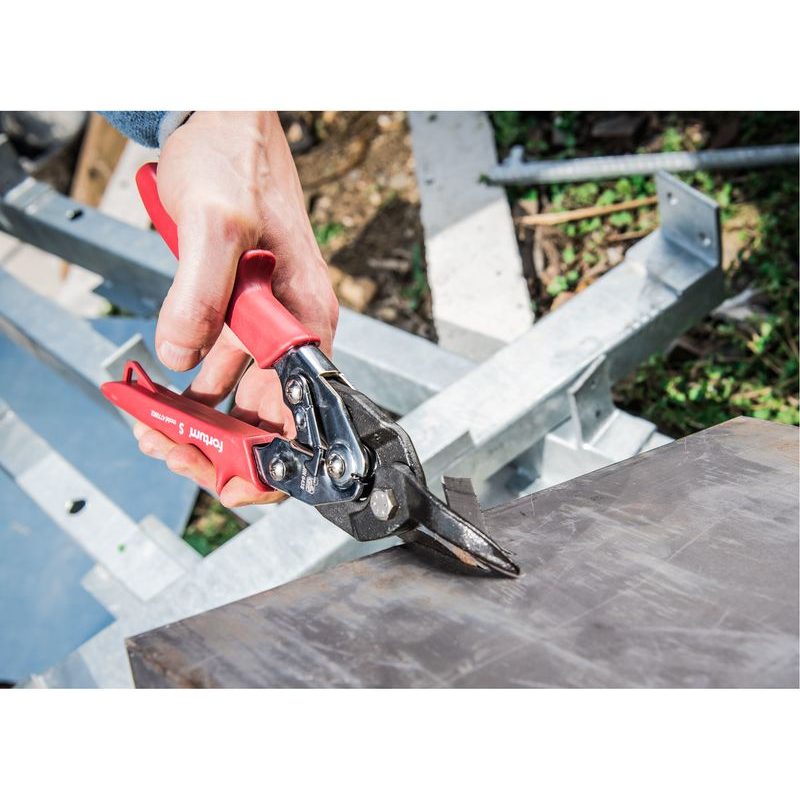 FORTUM NŮŽKY NA PLECH PŘEVODOVÉ, 255MM, ROVNÉ, CRMOV, 4770902 - NŮŽKY NA PLECH - RUČNÍ NÁŘADÍ