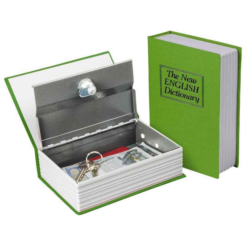 EXTOL CRAFT SCHRÁNKA BEZPEČNOSTNÍ - KNÍŽKA, 180×115×54MM, 99016 - TREZORY, ZAMYKACÍ SKŘÍŇKY - DÍLNA A GARÁŽ