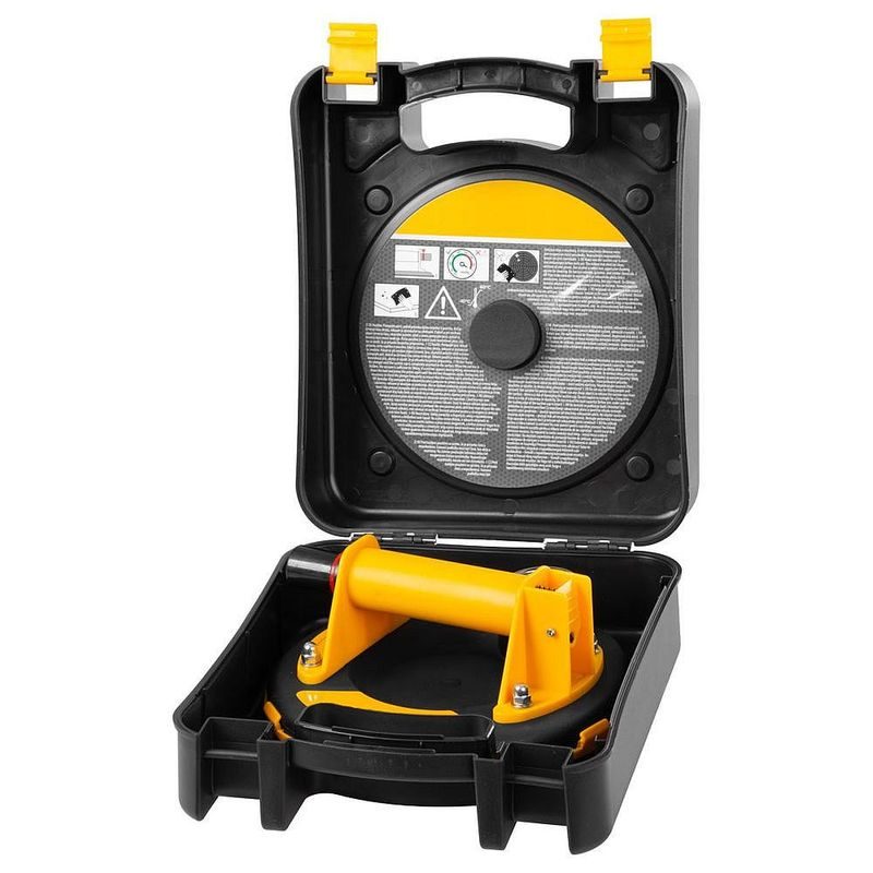 DRŽÁK NA SKLO S MANOMETREM, 1 PŘÍSAVKA, NOSNOST 120 KG - PŘÍSAVKY NA SKLO - DÍLNA A GARÁŽ