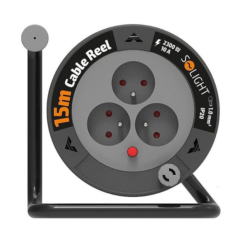 BUBEN VNITŘNÍ 3Z, 15M, 3X1,0MM2, 17X15X18CM, Ø15,5CM - PRODLUŽOVACÍ KABELY - PŘÍSLUŠENSTVÍ