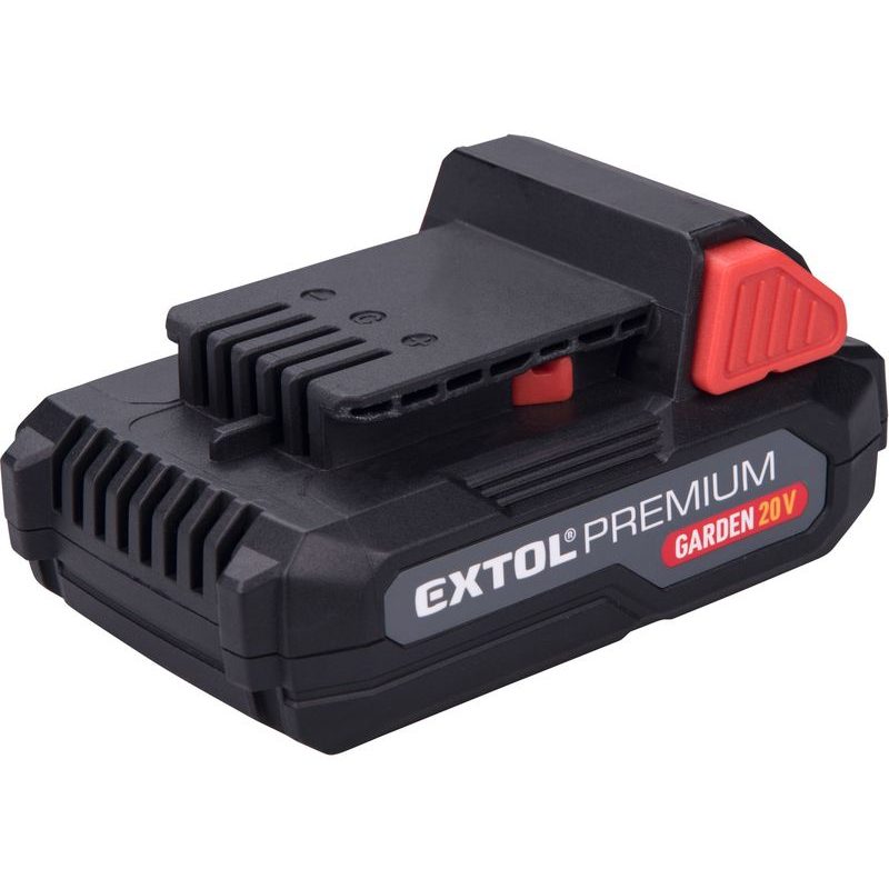 EXTOL PREMIUM BATERIE AKUMULÁTOROVÁ GARDEN20V, 20V LI-ION, 2000MAH, 8895780 - AKUMULÁTORY, BATERIE - NÁHRADNÍ DÍLY