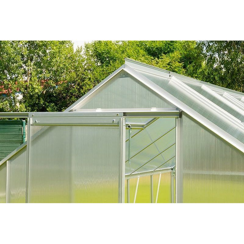 SKLENÍK GREENHOUSE, ALU, PC 6 MM, 250X370X195CM - SKLENÍK, FOLIOVNÍK - ZAHRADA