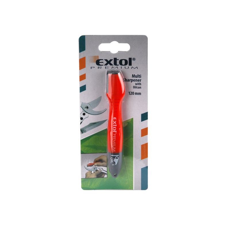 EXTOL PREMIUM OSTŘIČ UNIVERZÁLNÍ, S OLEJNIČKOU, 120MM, 8877010 - BROUSKY NA NOŽE A NŮŽKY - RUČNÍ NÁŘADÍ